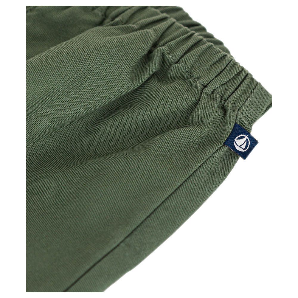 Petit Bateau - Baby's Cotton/Linen Trousers - Green