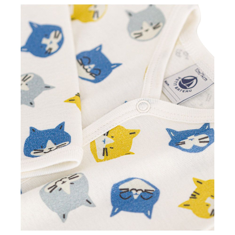 Petit Bateau - Baby's Footless Cotton Pajamas