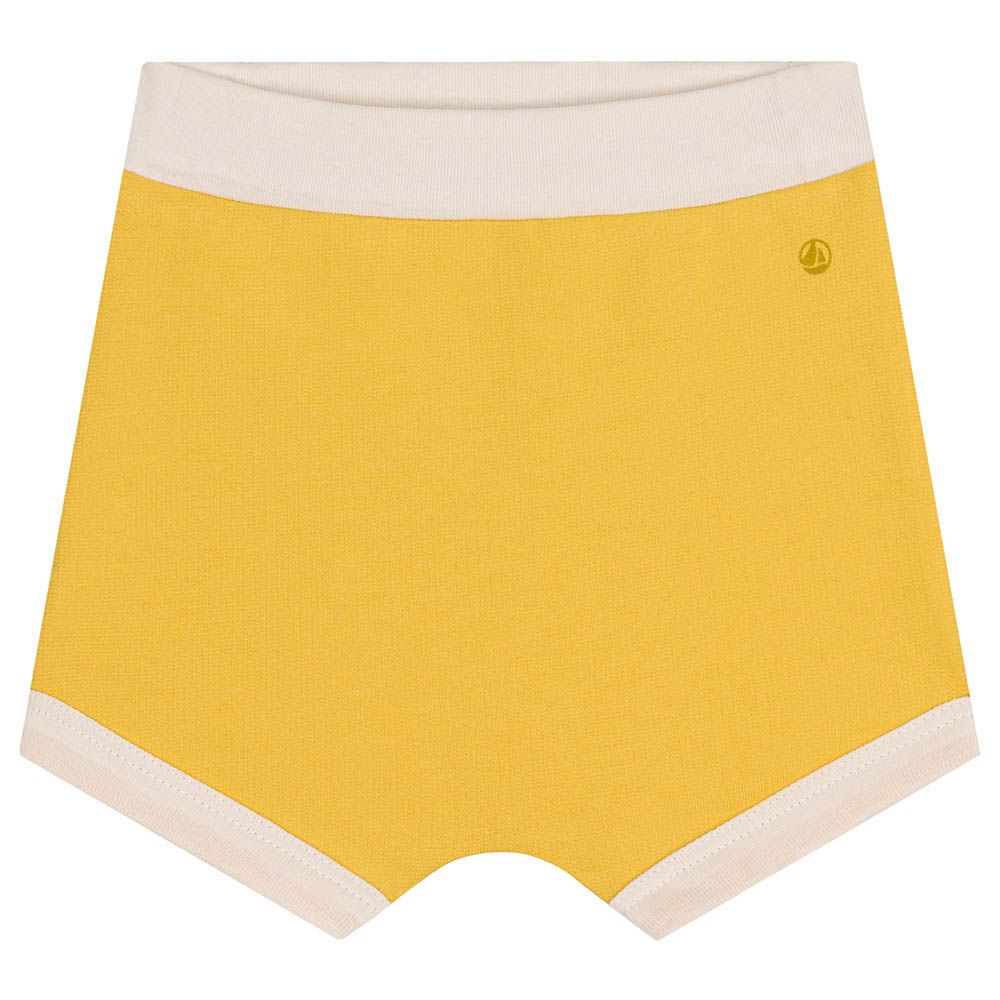 Petit Bateau - Baby's Light Fleece Shorts - Yellow