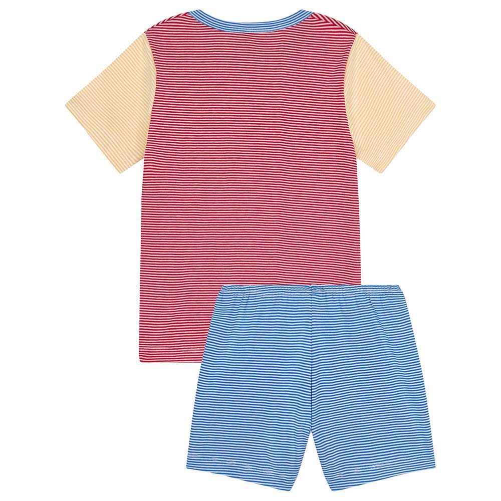 Petit Bateau - 2pc-Set - Boy's Short Striped Cotton Pyjama Set