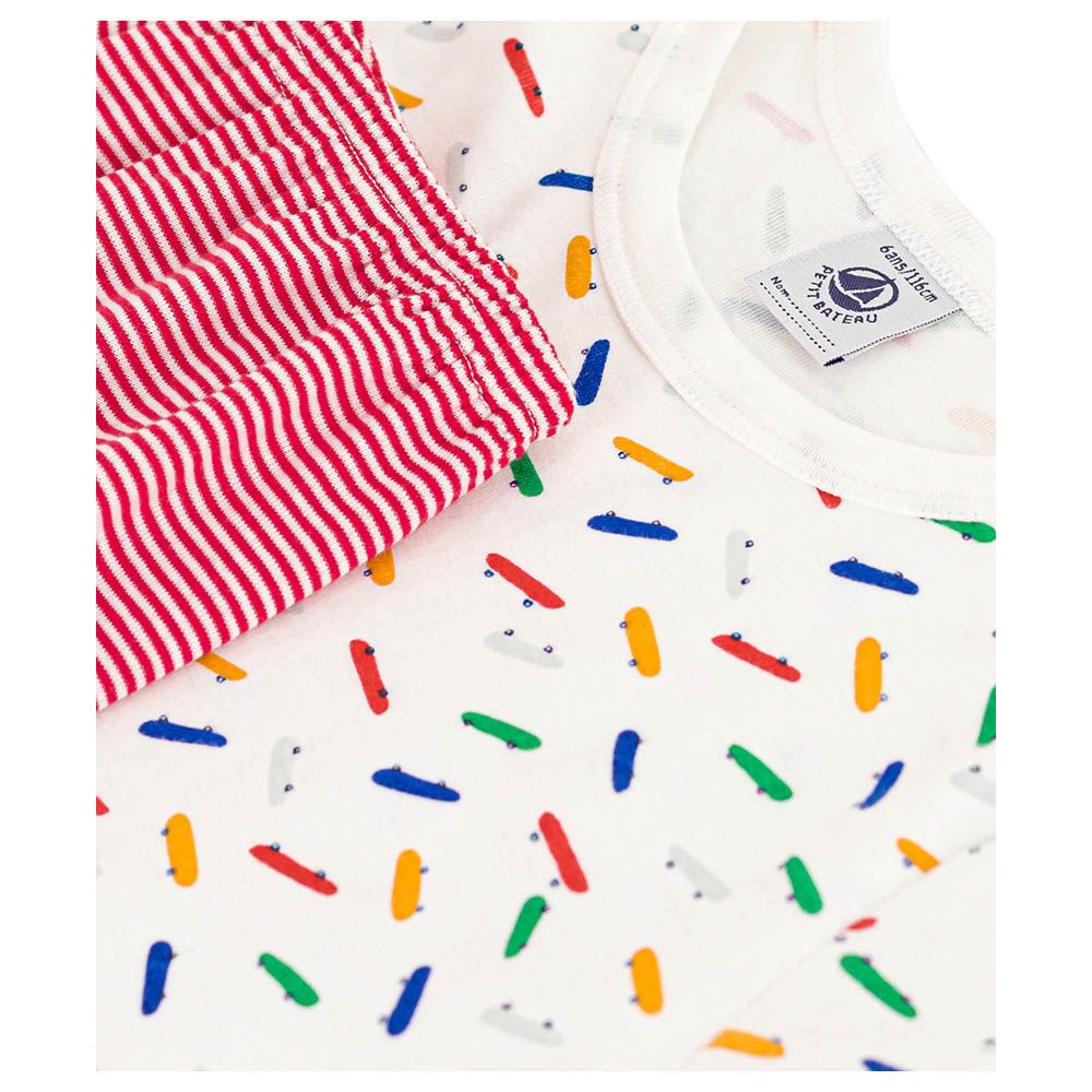 Petit Bateau - 2pc-Set - Short Cotton Pyjama Set