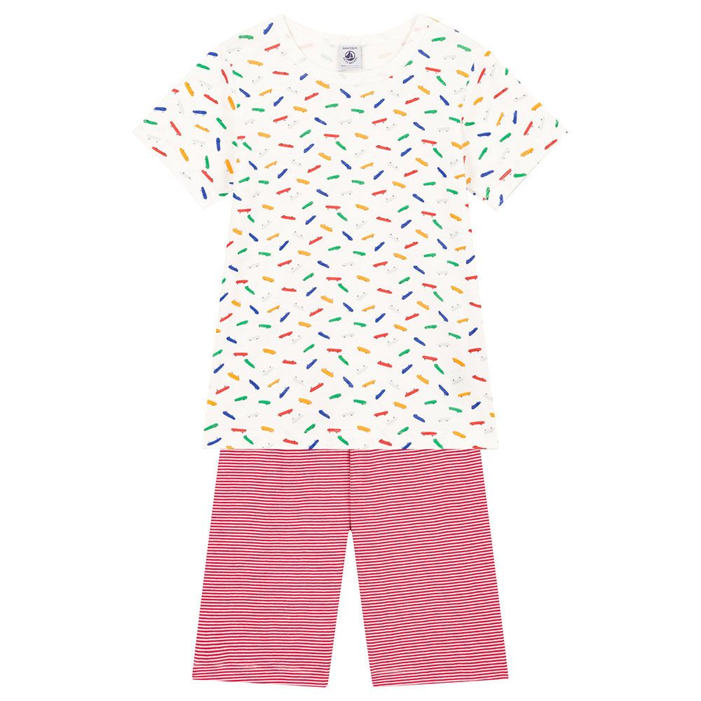 Petit Bateau - 2pc-Set - Short Cotton Pyjama Set