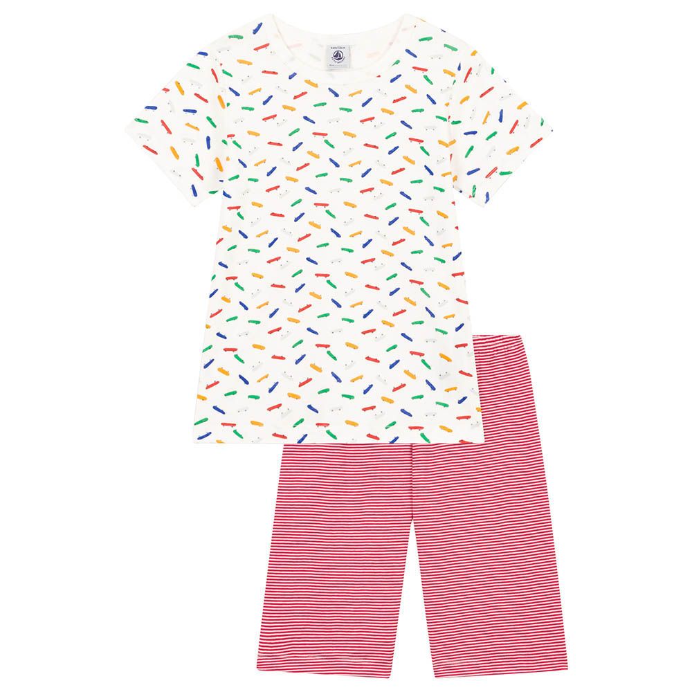 Petit Bateau - 2pc-Set - Short Cotton Pyjama Set