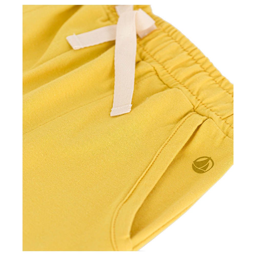 Petit Bateau - Girl's Cotton Shorts - Yellow