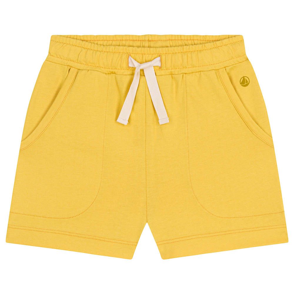 Petit Bateau - Girl's Cotton Shorts - Yellow