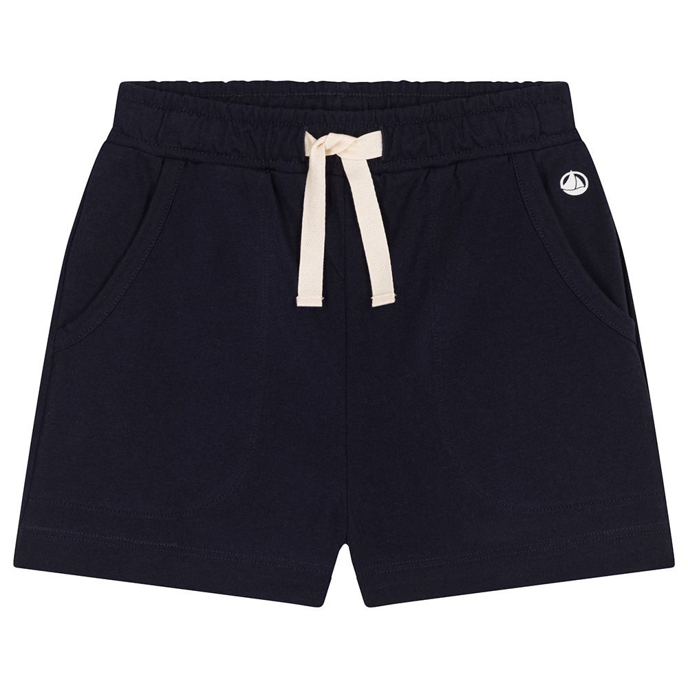 Petit Bateau - Girl's Cotton Shorts - Blue