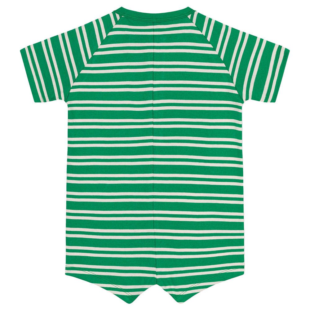 Petit Bateau - Baby's Jersey Playsuit - Green