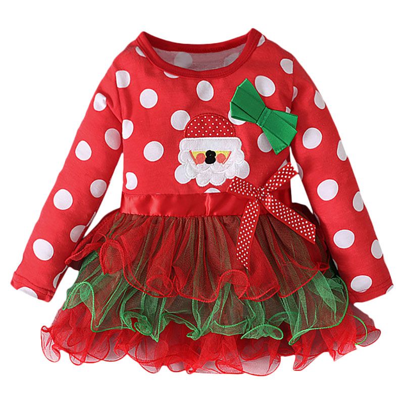 Sugar Rush - Christmas Polka Dot Fashion Dress - Red