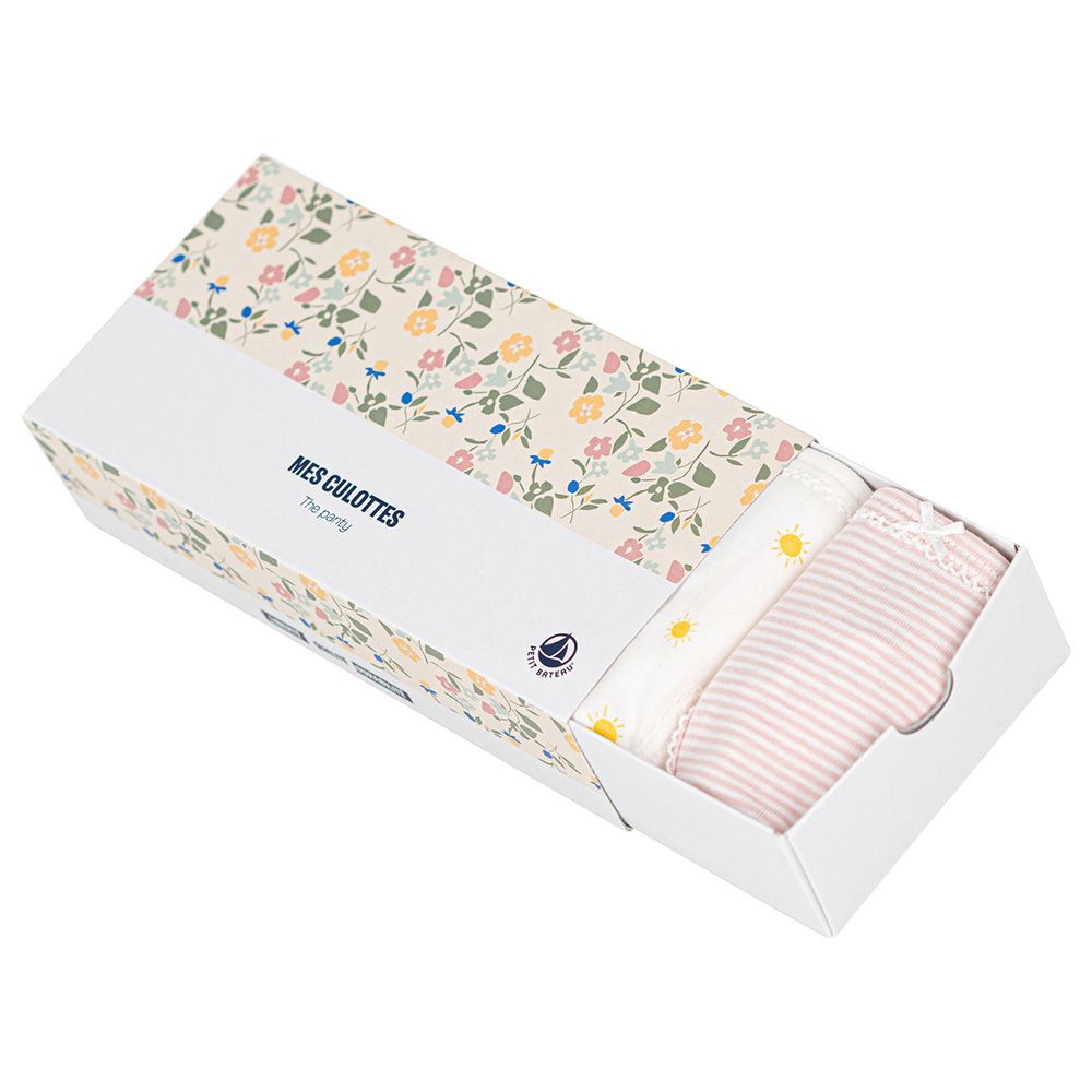 Petit Bateau - 2pc-Set - Girls Cotton Printed Knickers