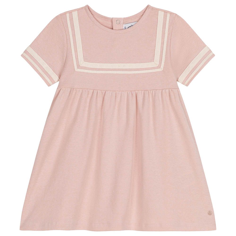 Petit Bateau - Baby's Organic Cotton Sailor Dress - Pink