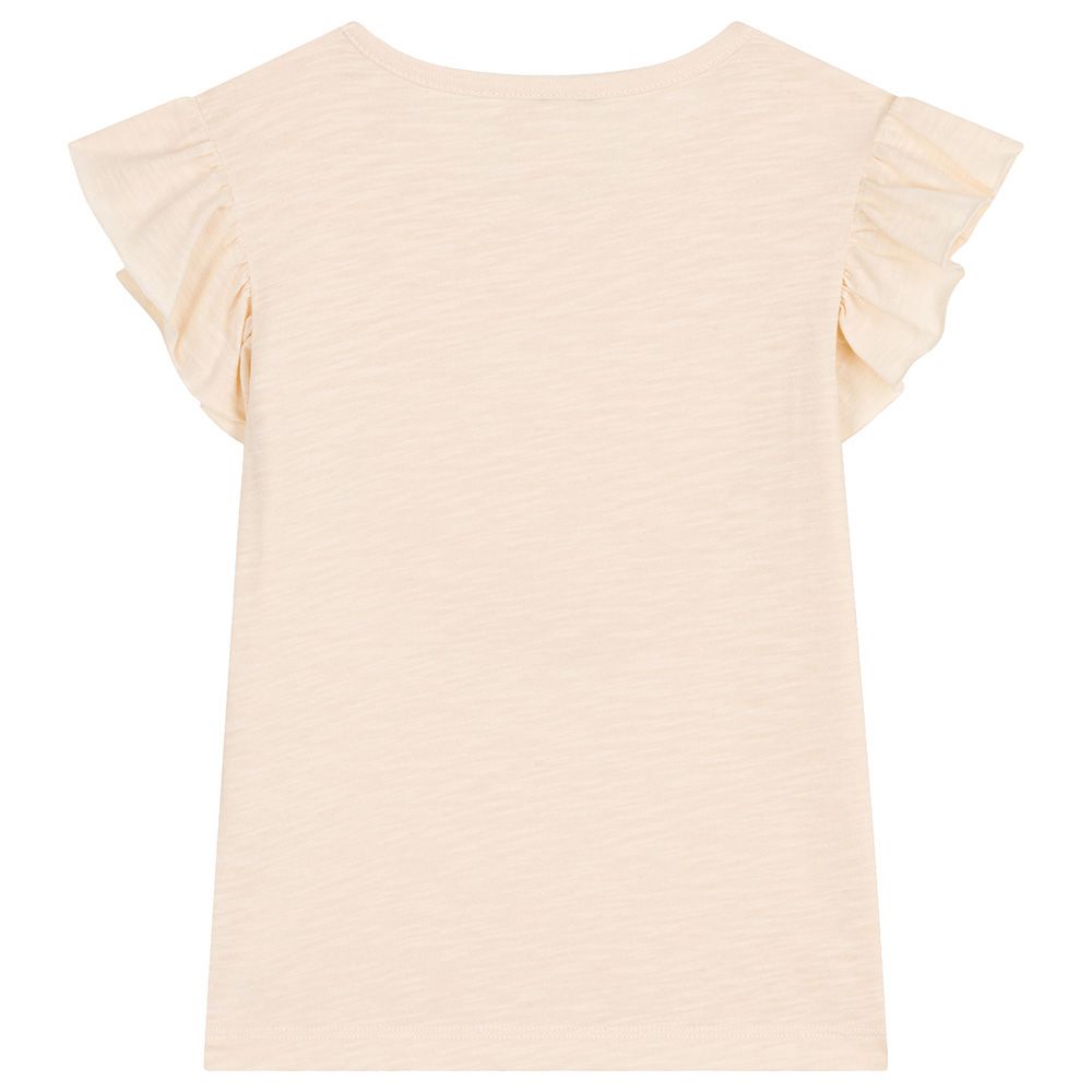 Petit Bateau - Girl's Slub Jersey T-Shirt - Ecru