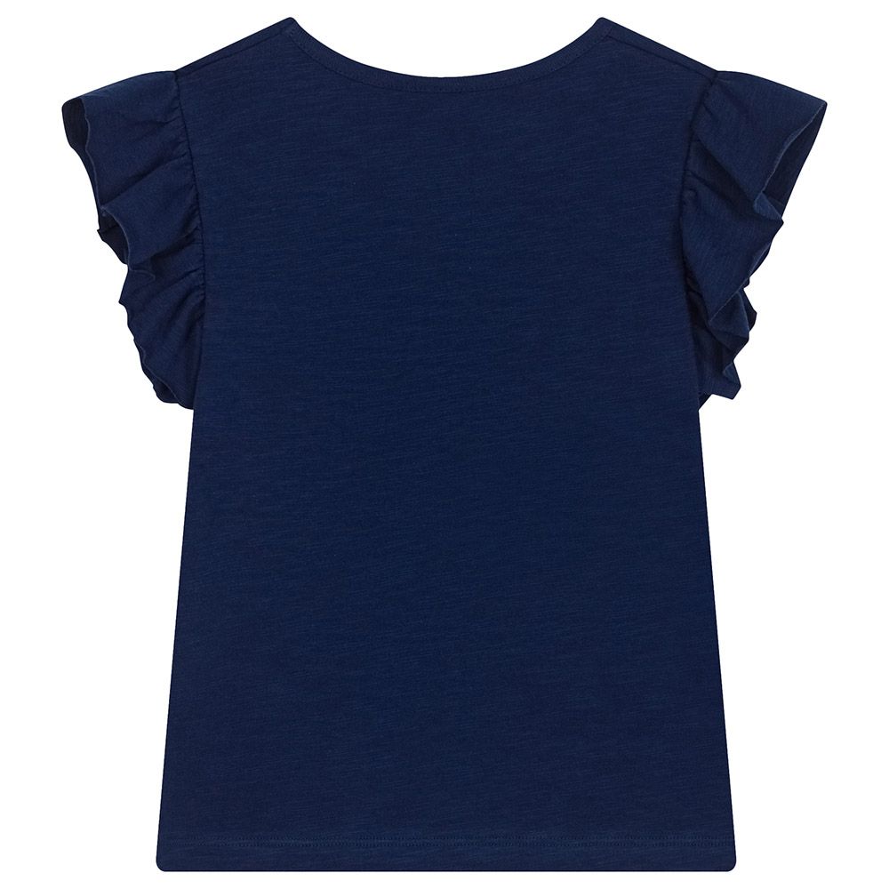 Petit Bateau - Girls' Slub Jersey T-Shirt - Blue