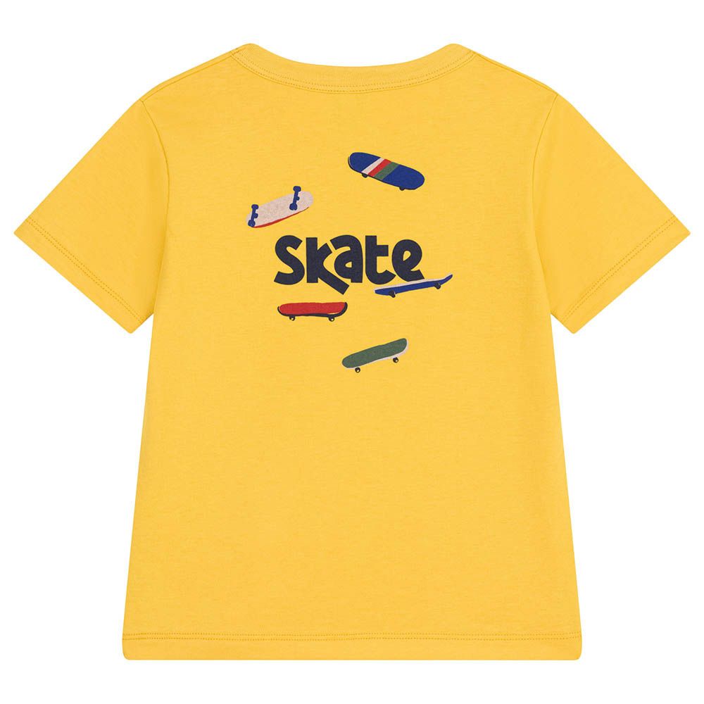 Petit Bateau - Boy's Printed Lightweight Jersey T-Shirt - Yellow