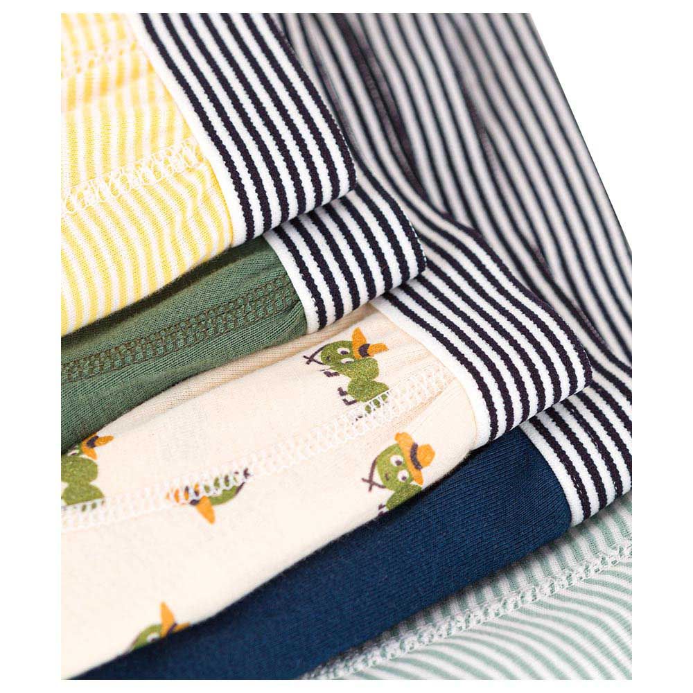 Petit Bateau - 5pc-Set - Boy's Cotton Centipede Design Boxers