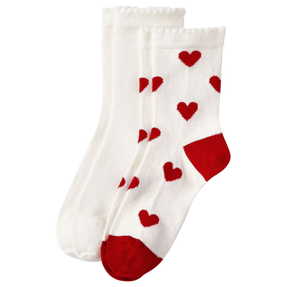 Petit Bateau - 2pc-Set - Girl's Socks - White