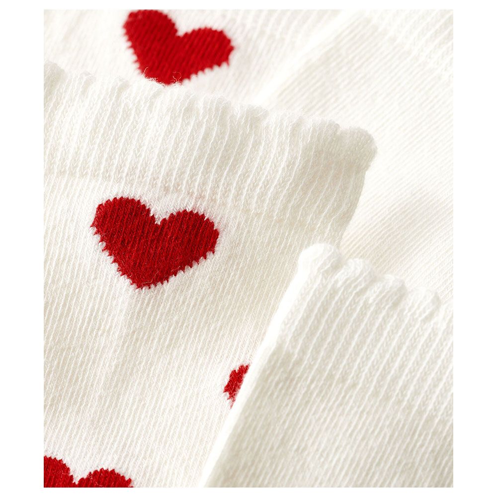 Petit Bateau - 2pc-Set - Girl's Socks - White