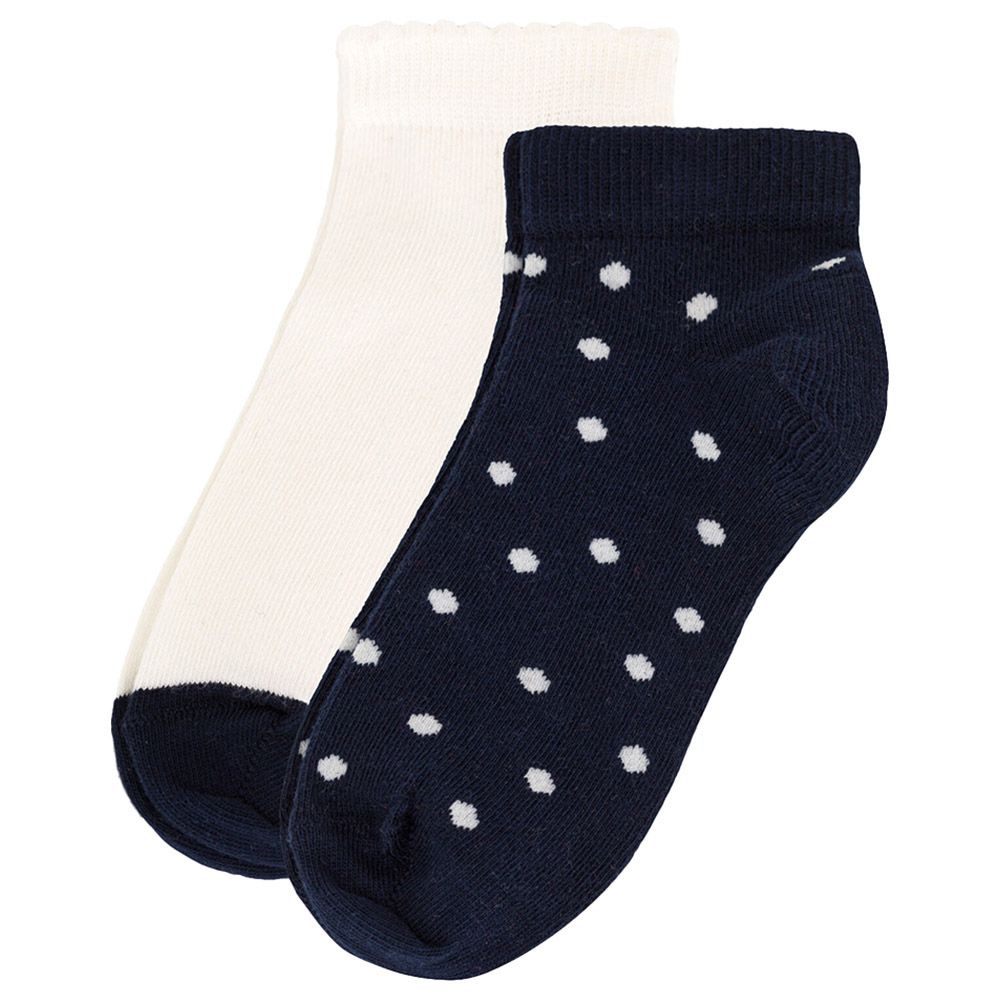 Petit Bateau - 2pc-Set - Girl's Socks - White/Blue