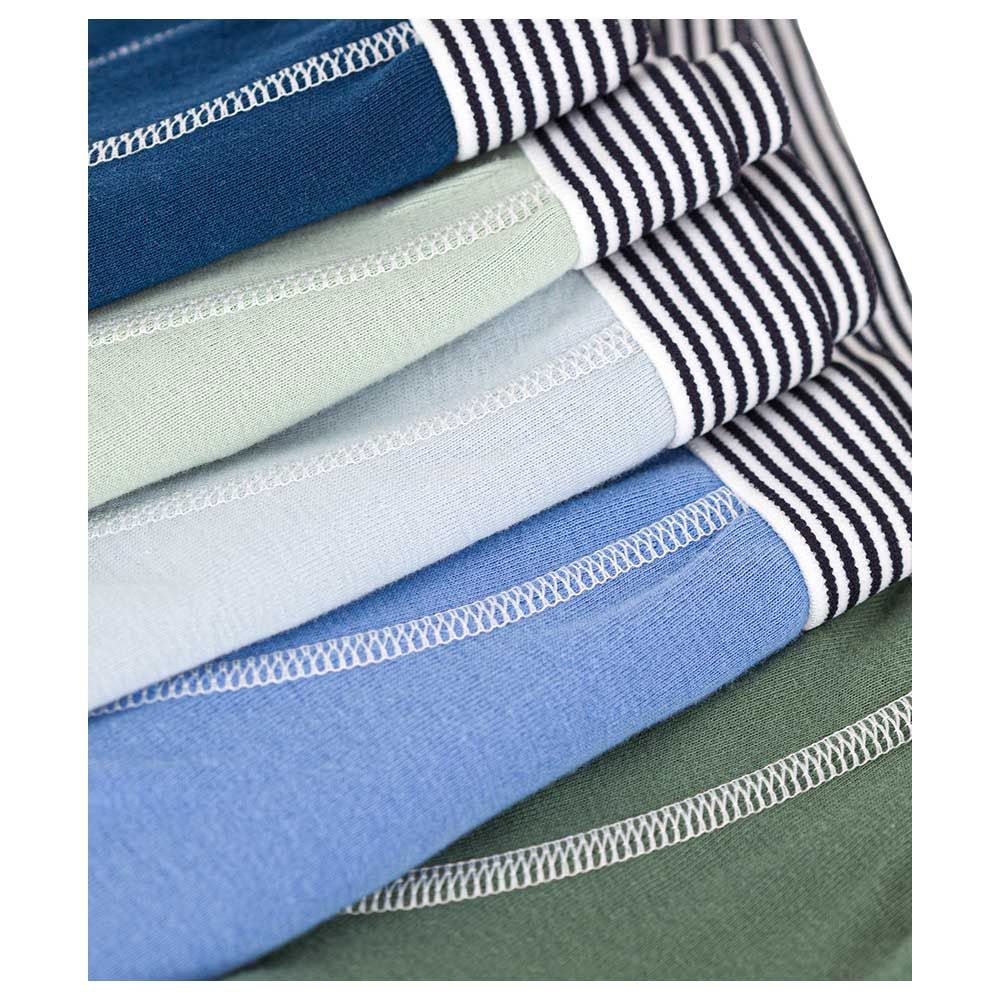 Petit Bateau - 5pc-Set - Boy's Plain Cotton Boxers