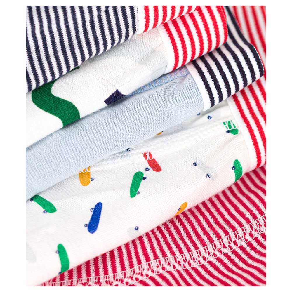 Petit Bateau - 5pc-Set - Boy's Cotton Skateboard Boxers