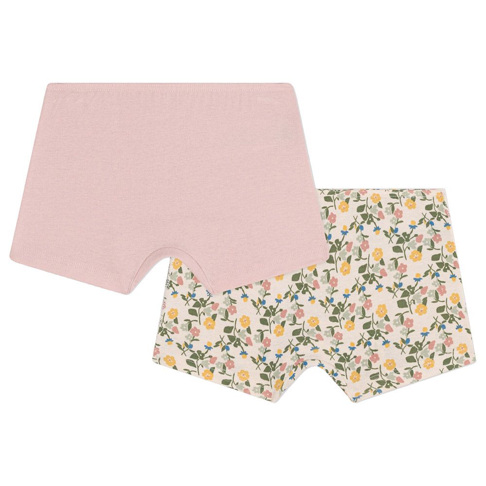 Petit Bateau - 2pc-Set -Girl's Floral Cotton Hipsters