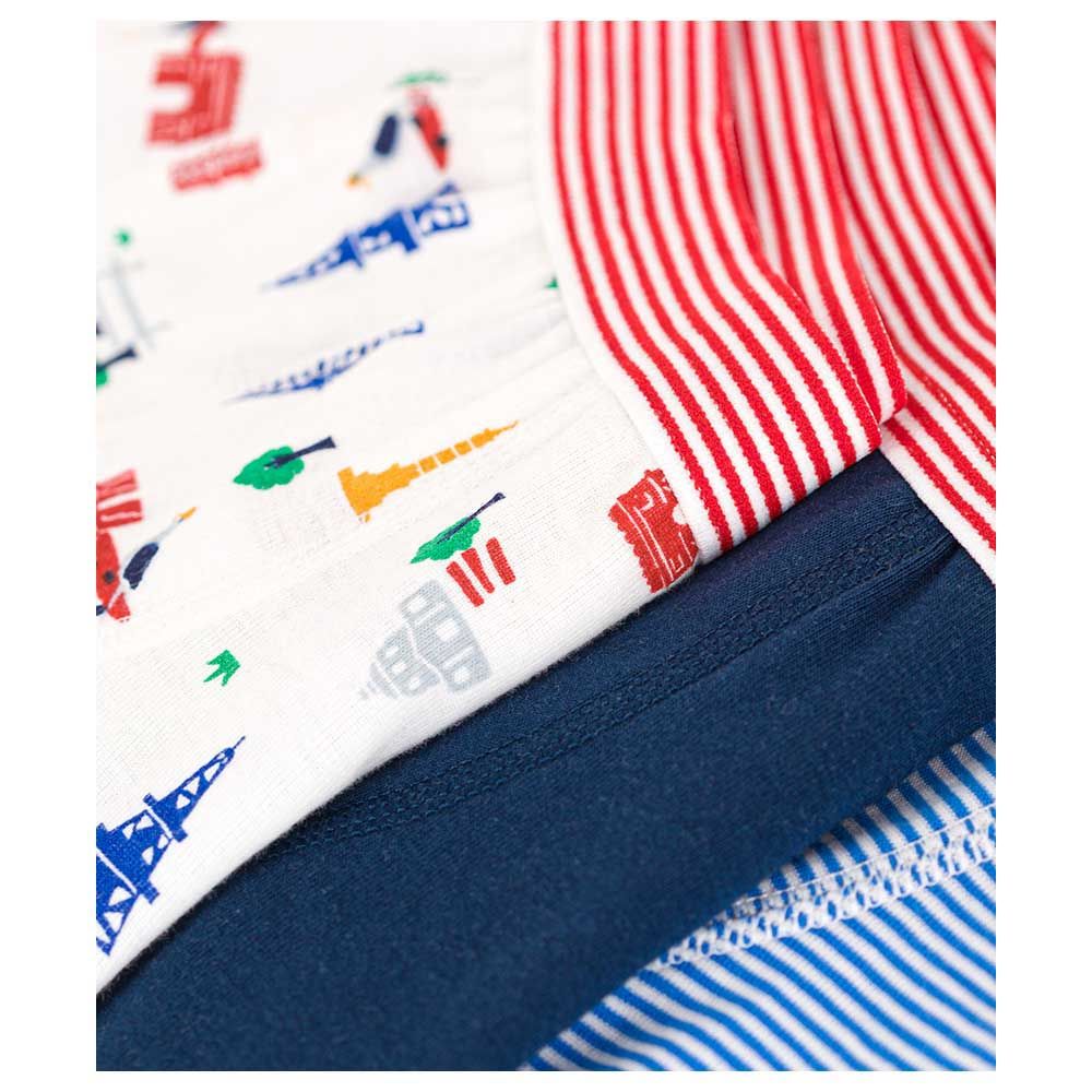 Petit Bateau - 3pc-Set - Boy's Cotton Paris Boxers