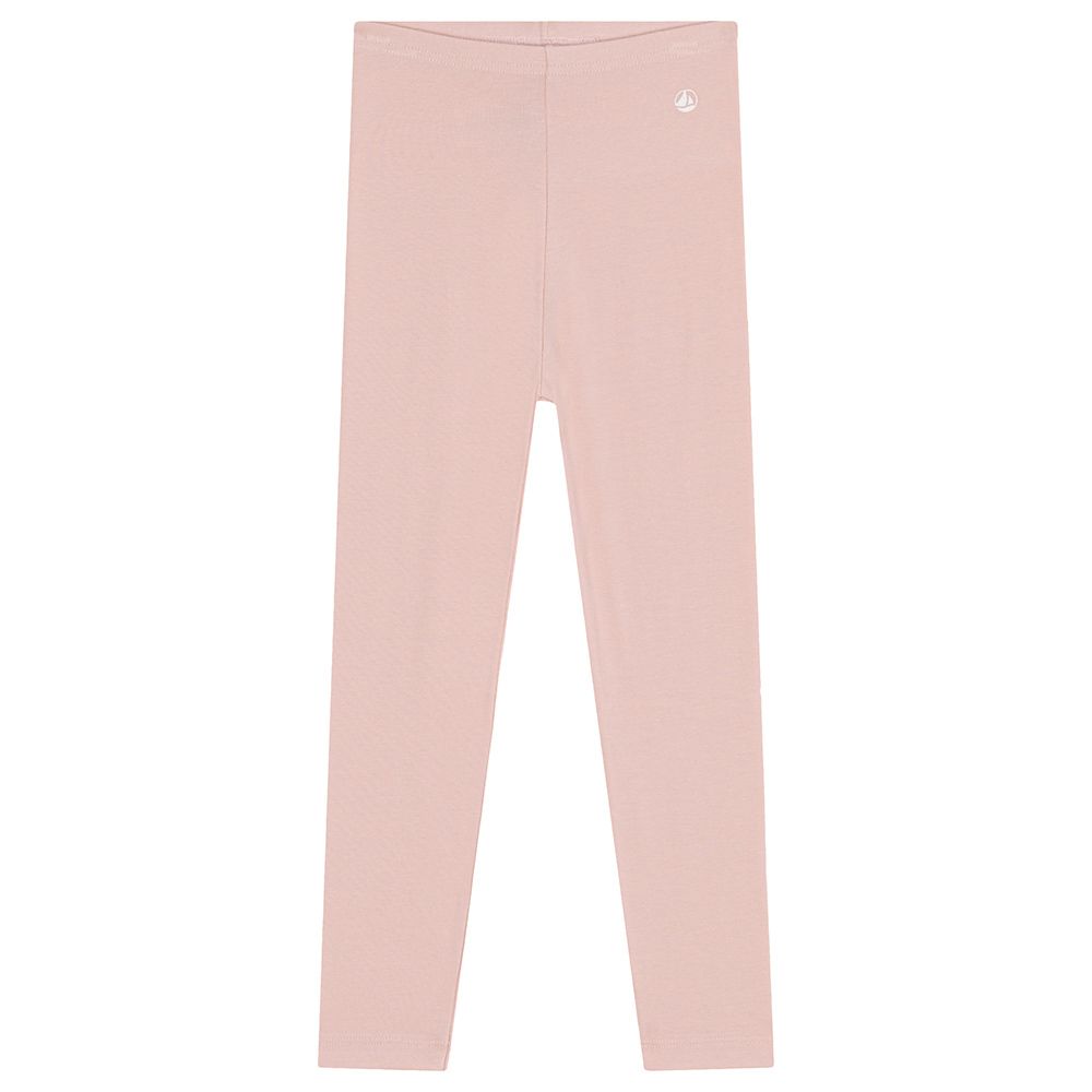 Petit Bateau - Girl's Elastane Jersey Leggings - Pink