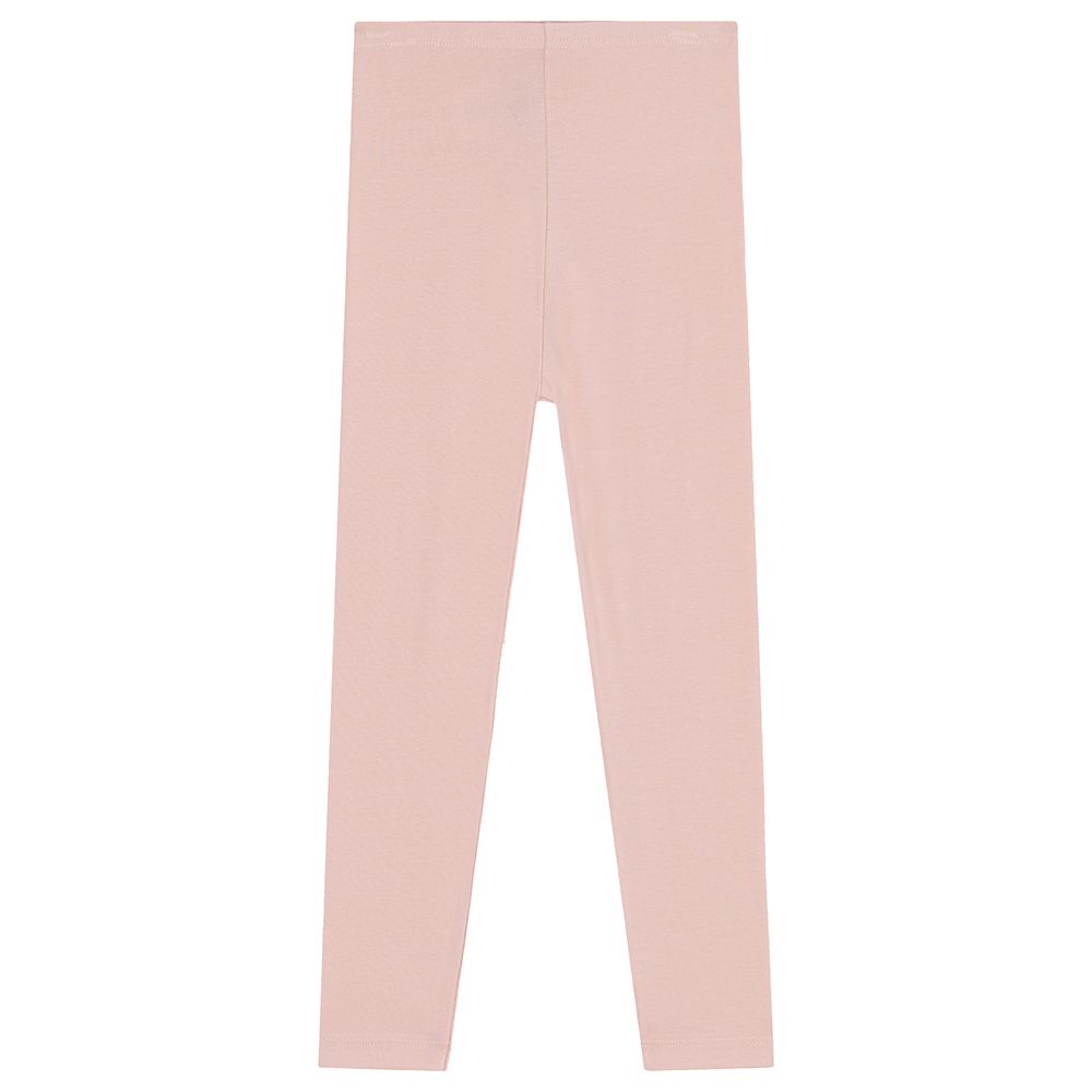 Petit Bateau - Girl's Elastane Jersey Leggings - Pink