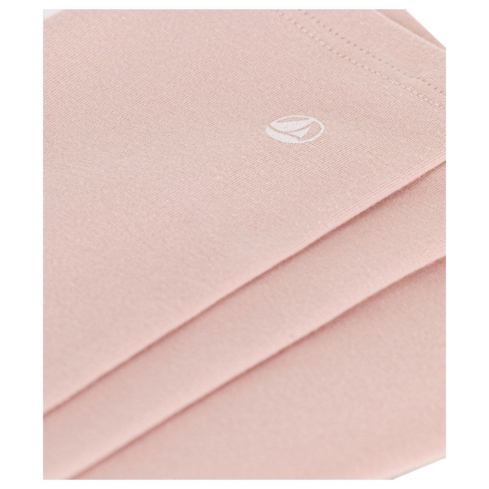 Petit Bateau - Girl's Elastane Jersey Leggings - Pink