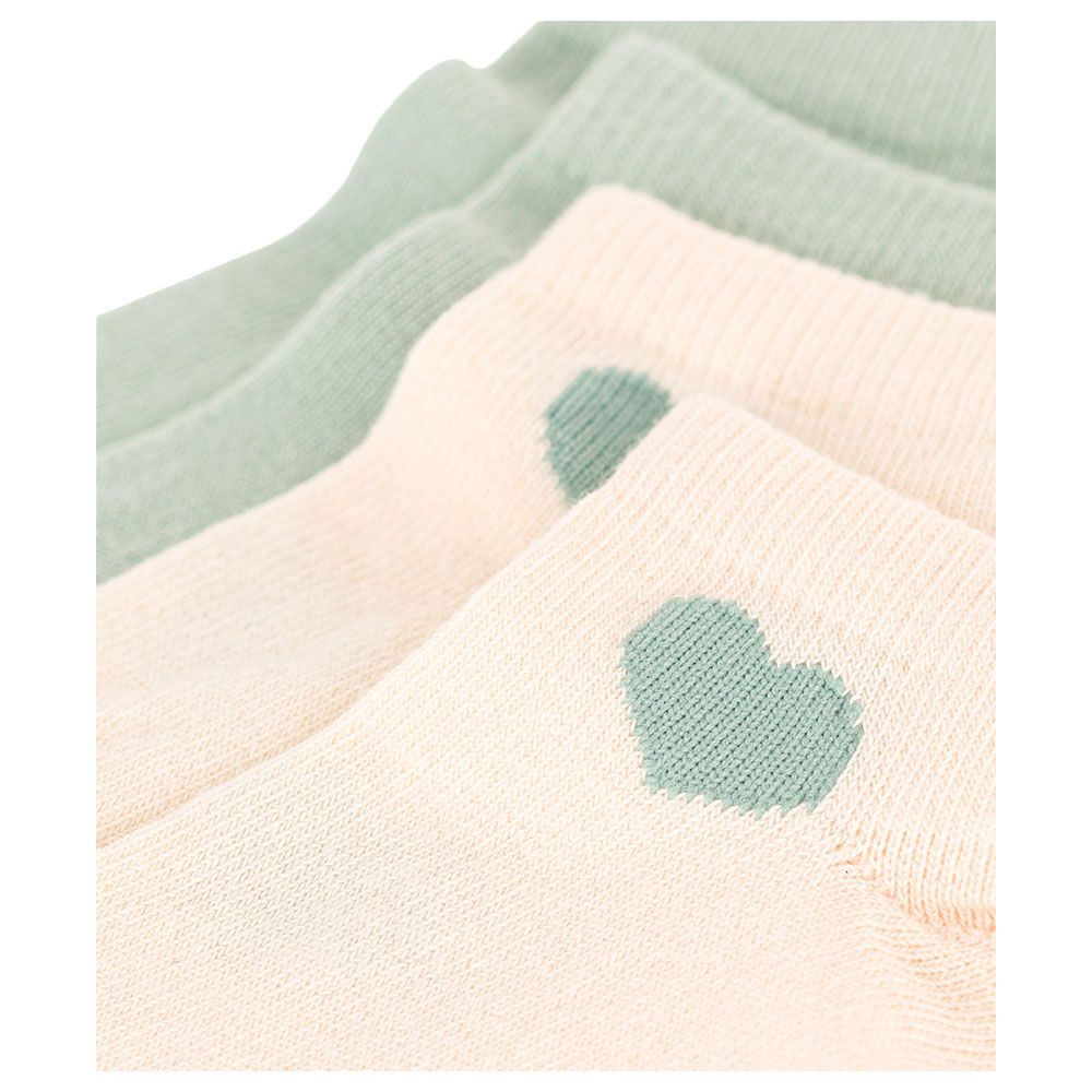 Petit Bateau - 2pc-Set - Children's Heart Cotton Socks