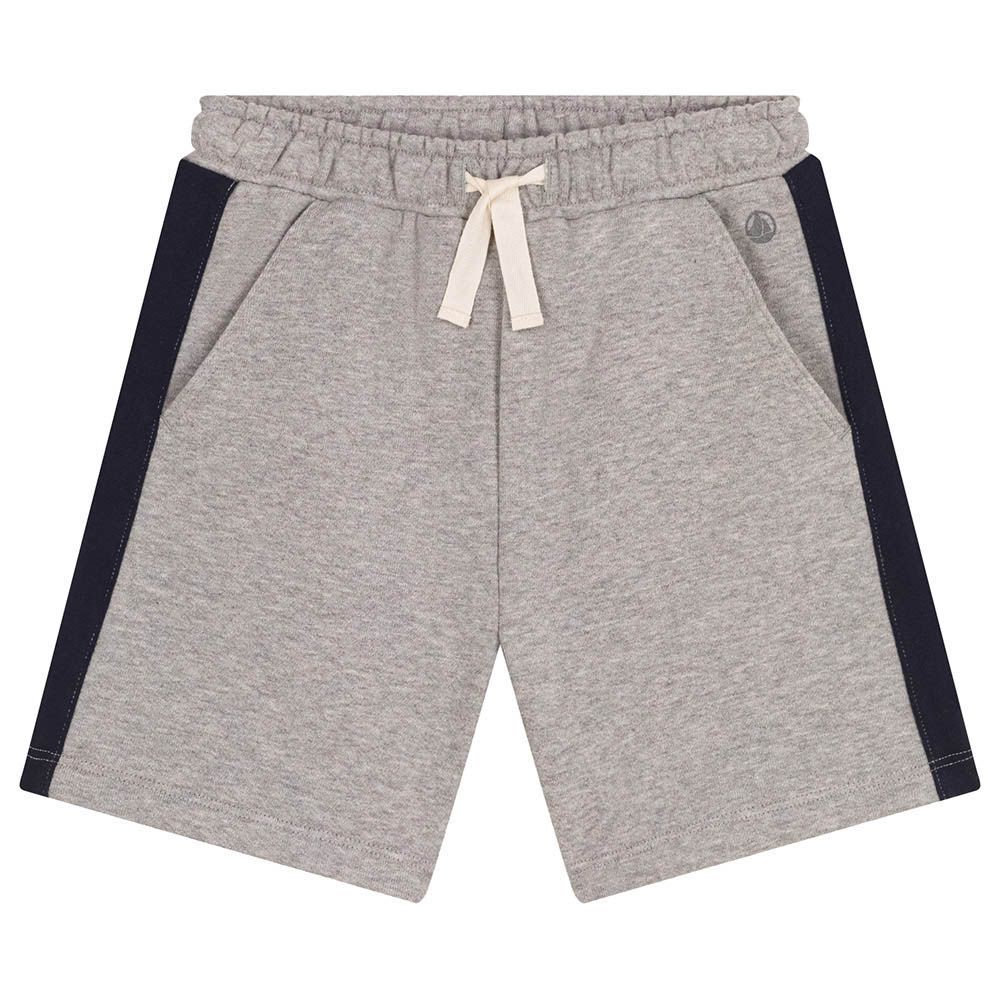 Petit Bateau - Boy's Cotton Shorts - Grey