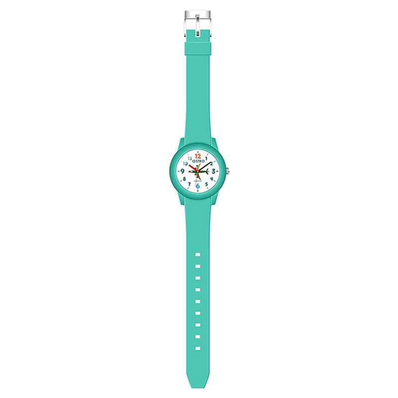 Astro - Japan Pc21 Movement Polyurethane Strap Analog Display Watch - Jade