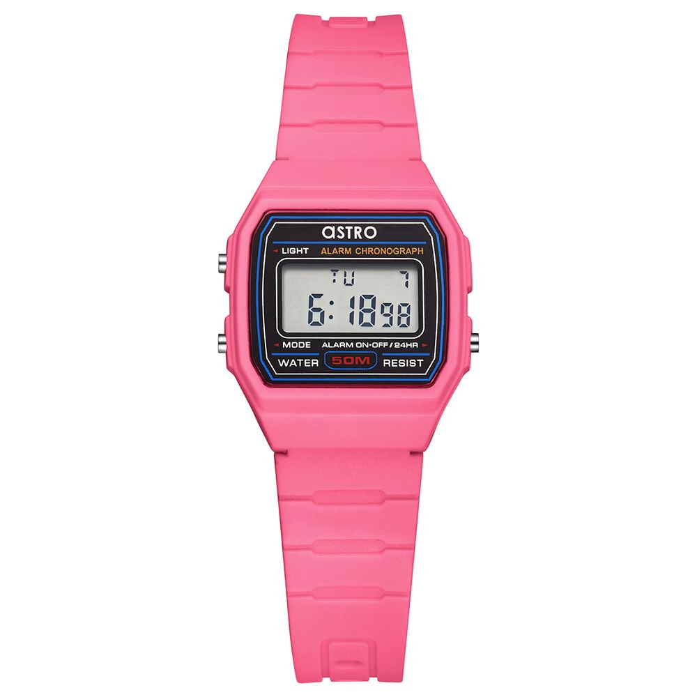 Astro - Kids Digital Black Dial Watch - Red