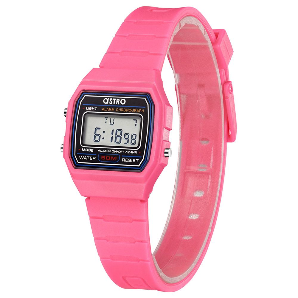 Astro - Kids Digital Black Dial Watch - Red