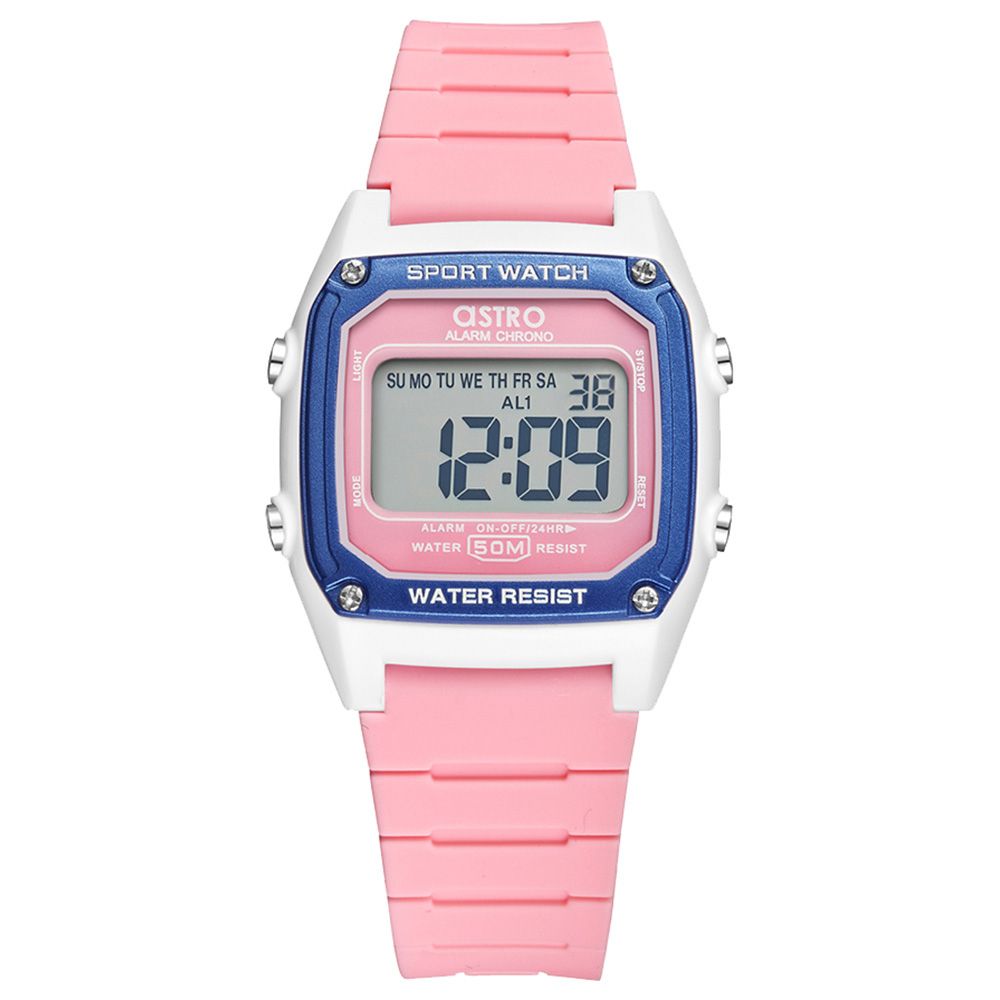 Astro - Kids Digital Silver Dial Watch - Pink