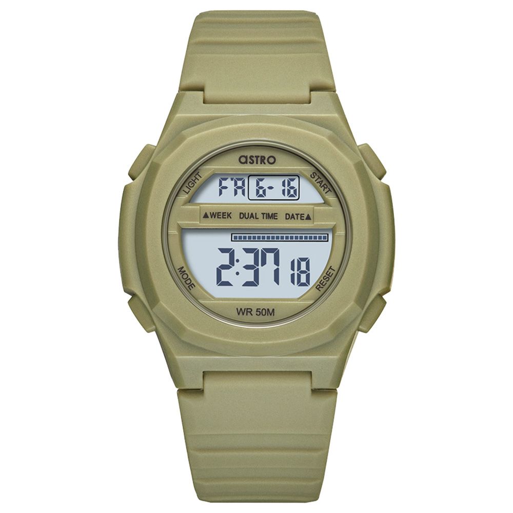 Astro - Kids Digital Green Dial Watch - Olive