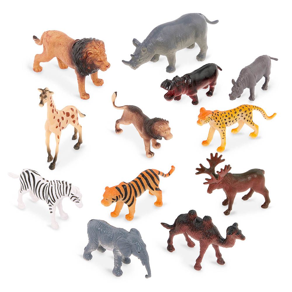 Terra - Wildlife Animals Playset - 12pcs