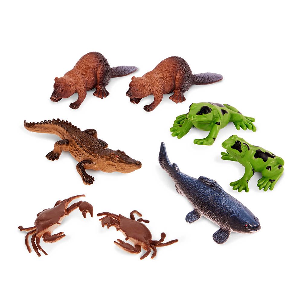 Terra - River Animals Playset - 8pcs