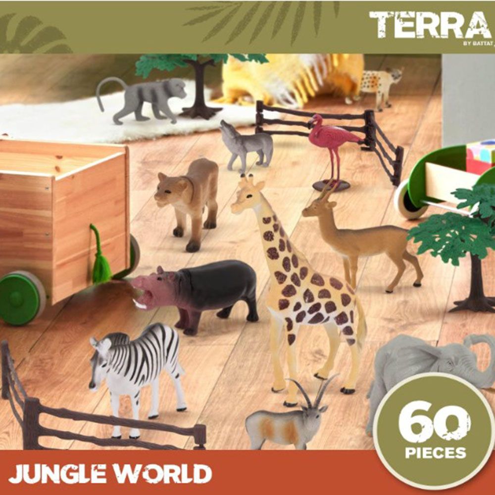 Terra - Jungle World Playset - 60pcs