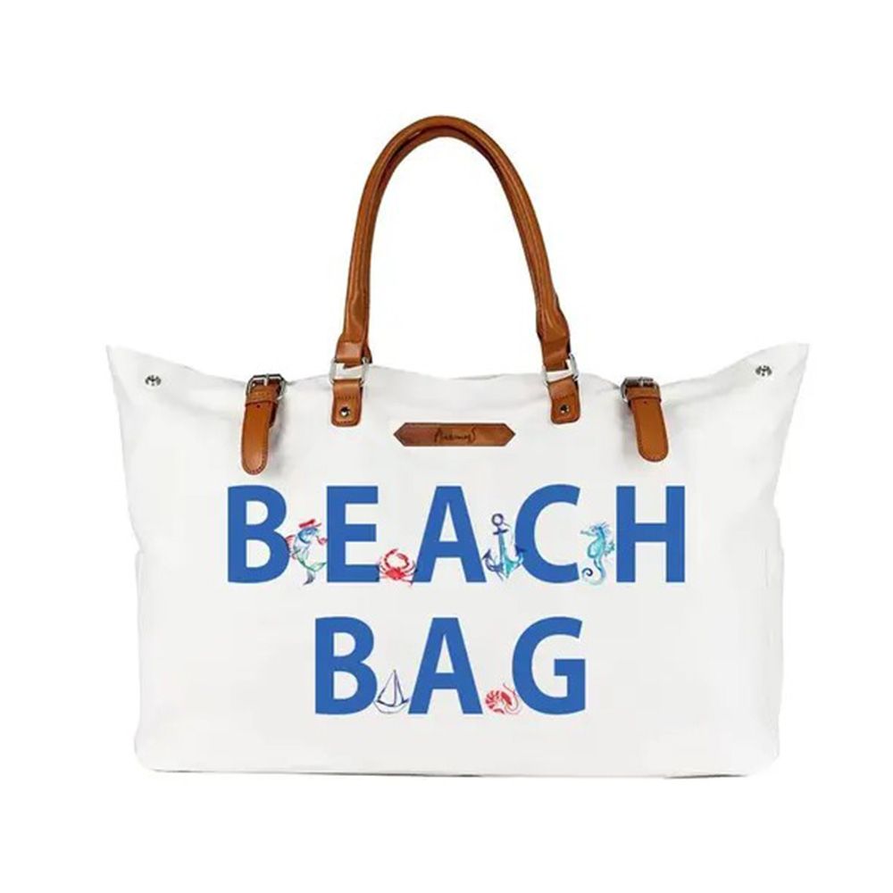 Anemoss - Beach Bag - White