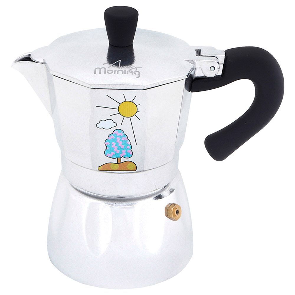 Any Morning - Hes-3 Espresso Maker - 120ml - Silver