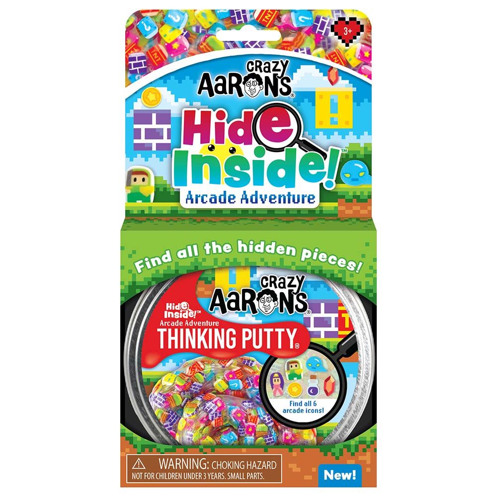 Crazy Aaron's - Thinking Putty - Arcade Adventure Hide Inside