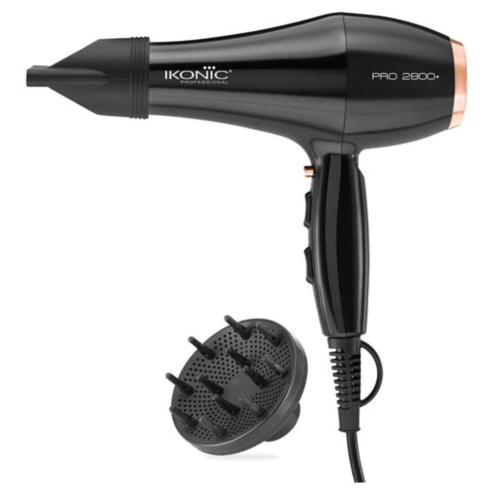 Ikonic - Pro 2800+ Hair Dryer - Black