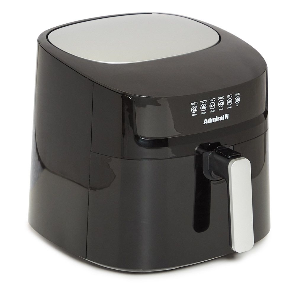 Admiral - 8 Program Air Fryer - Black - 6.1 L - 1800 W