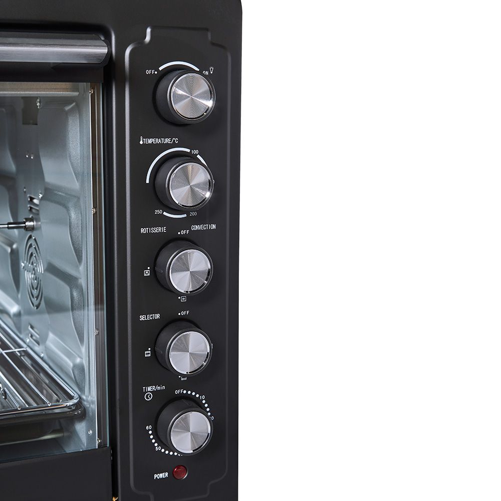 Admiral - Electric Oven With Grill - Black - 100 L - 2800 W