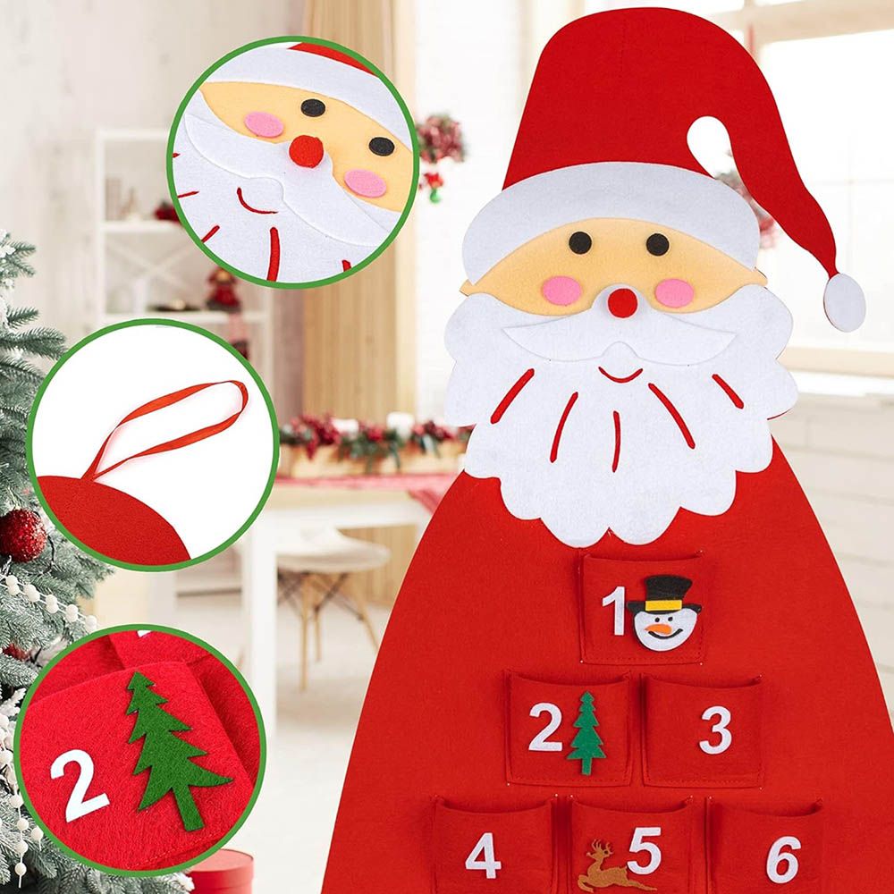 Highland - Santa Claus Christmas Advent Calendar - 114.3 x 43 cm