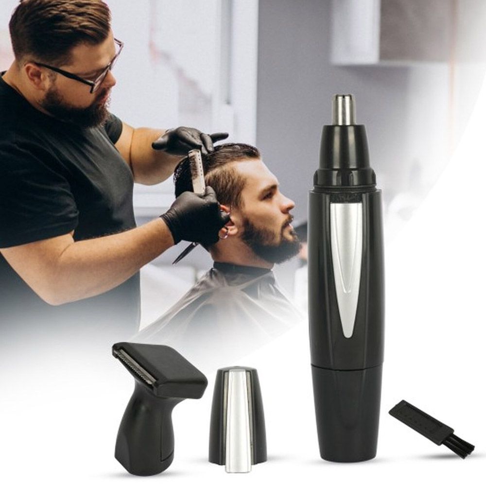 Afra - Nose Trimmer Set - Black - 4pcs