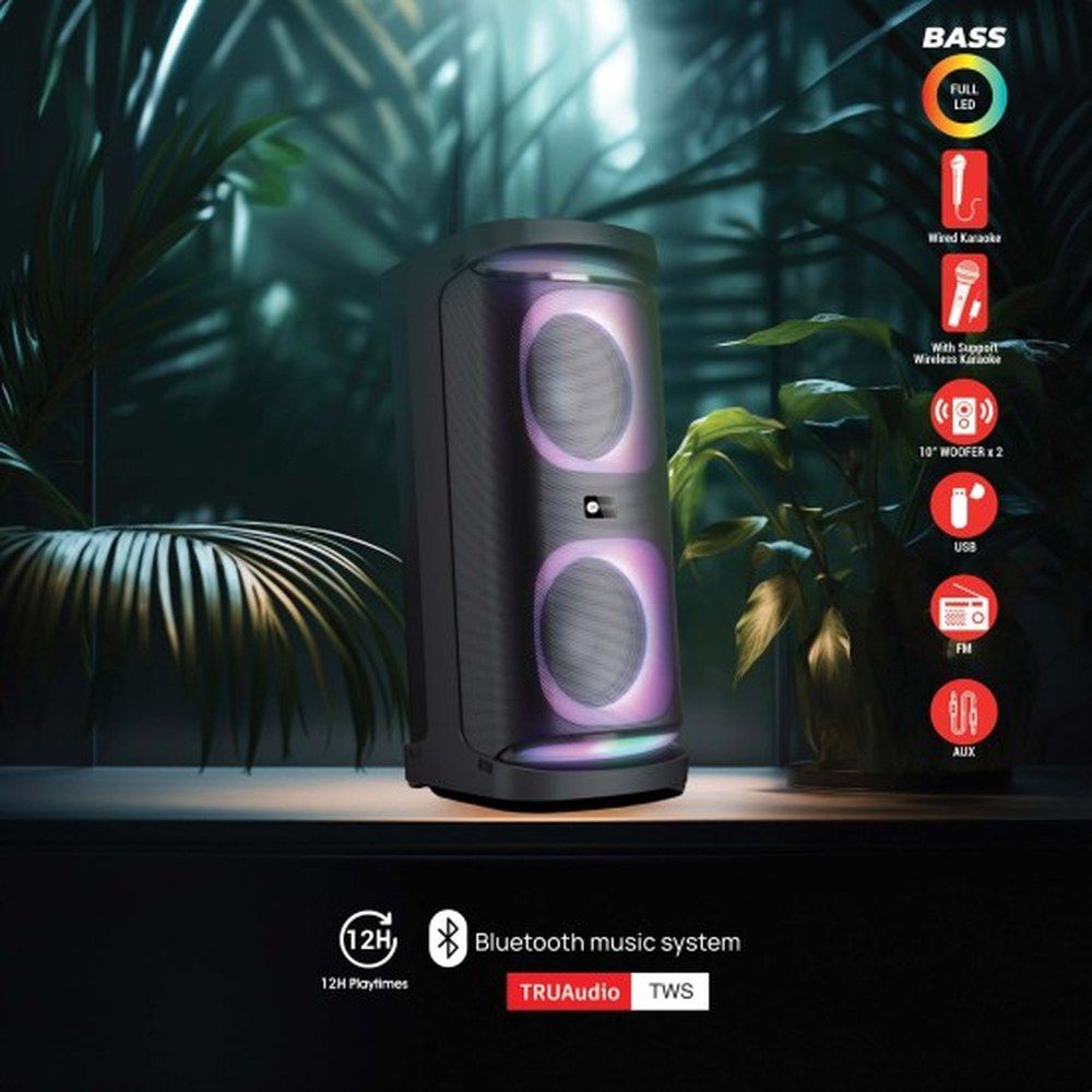 Afra - Party Speaker - Black - 120 W