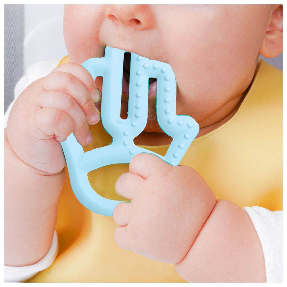 Minikoioi - Silicone Toothee Teether - Blue