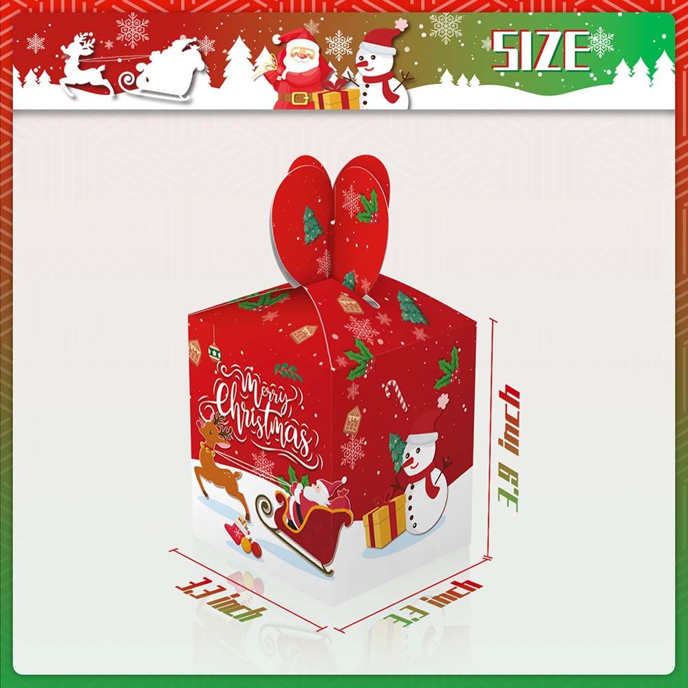 Highland - Merry Christmas Gift Candy Boxes - 6pcs