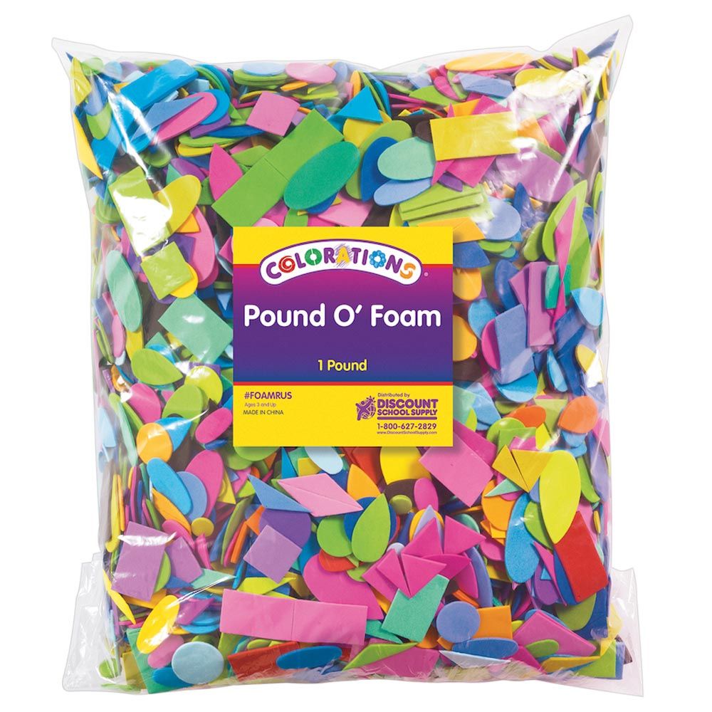 TTS - Pound O' Foam Shapes - 4475pcs